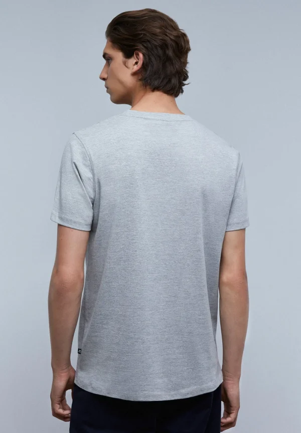 scalperscompany Camiseta Logo Frontal Flocado-Hombre Camisetas