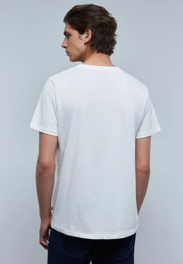 scalperscompany Camiseta Logo Frontal Flocado-Hombre Camisetas