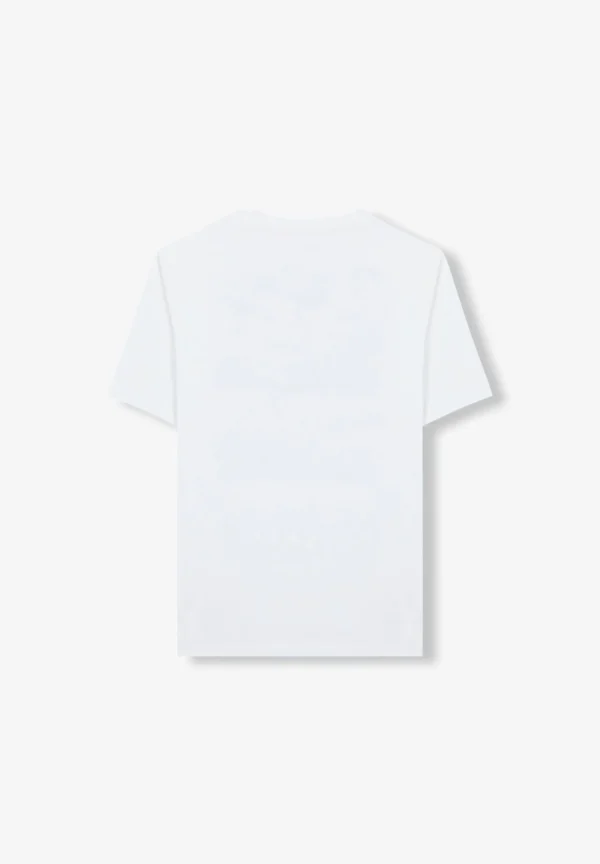 scalperscompany Camiseta Logo Frontal Flocado-Hombre Camisetas