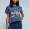 scalperscompany Camiseta Pliegue Print-Mujer Camisetas Y Tops