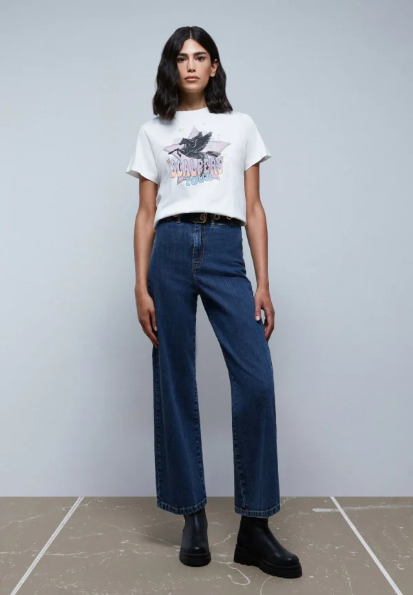 scalperscompany Camiseta Print Festival-Mujer Camisetas Y Tops