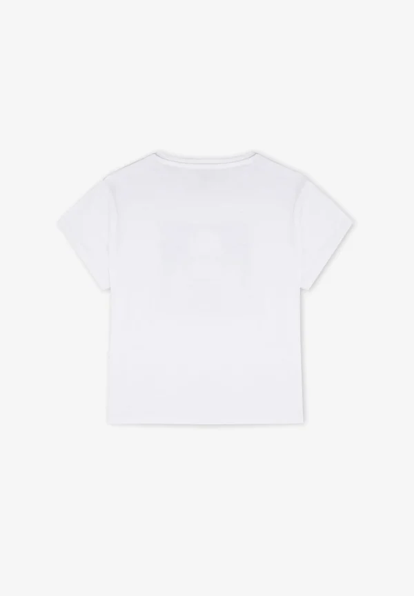 scalperscompany Camiseta Print Flores Calavera-Niños Camisetas