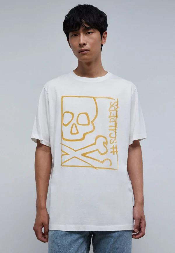 scalperscompany Camiseta Print Frontal-Hombre Camisetas