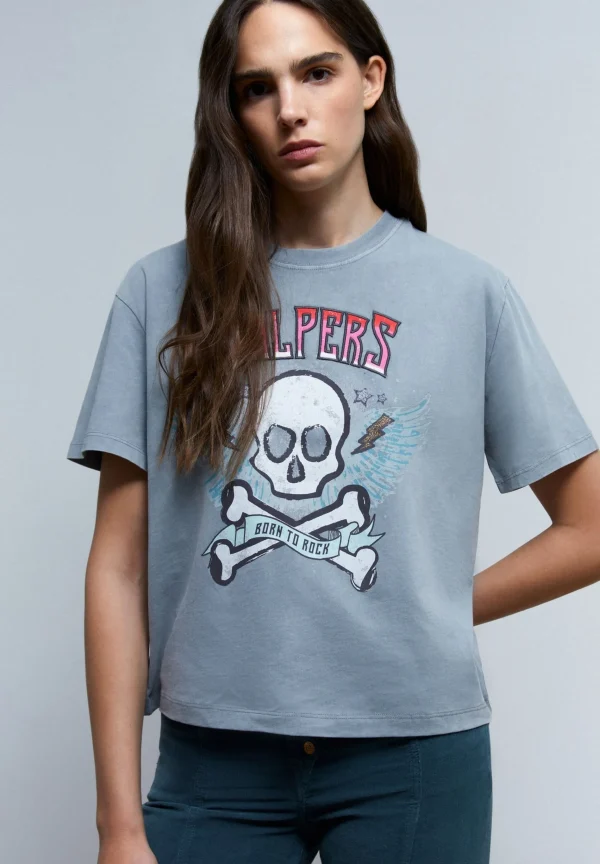 scalperscompany Camiseta Print Frontal-Mujer Camisetas Y Tops