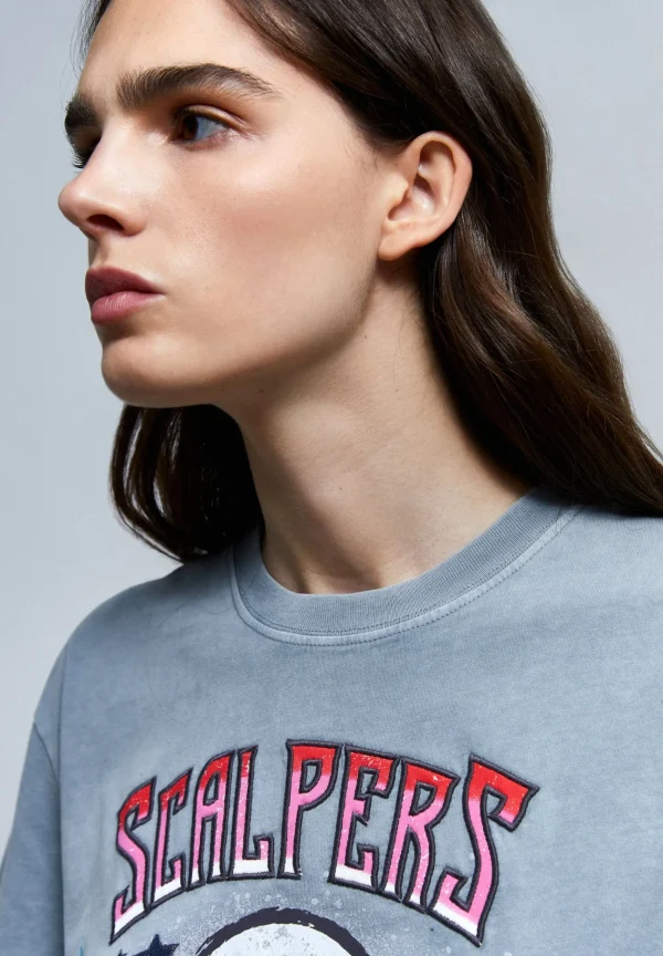 scalperscompany Camiseta Print Frontal-Mujer Camisetas Y Tops