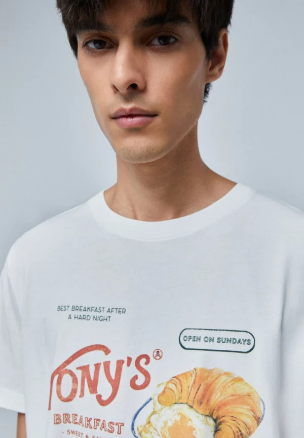 scalperscompany Camiseta Print Frontal-Hombre Camisetas