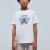 scalperscompany Camiseta Print Frontal Relieve-Niños Camisetas