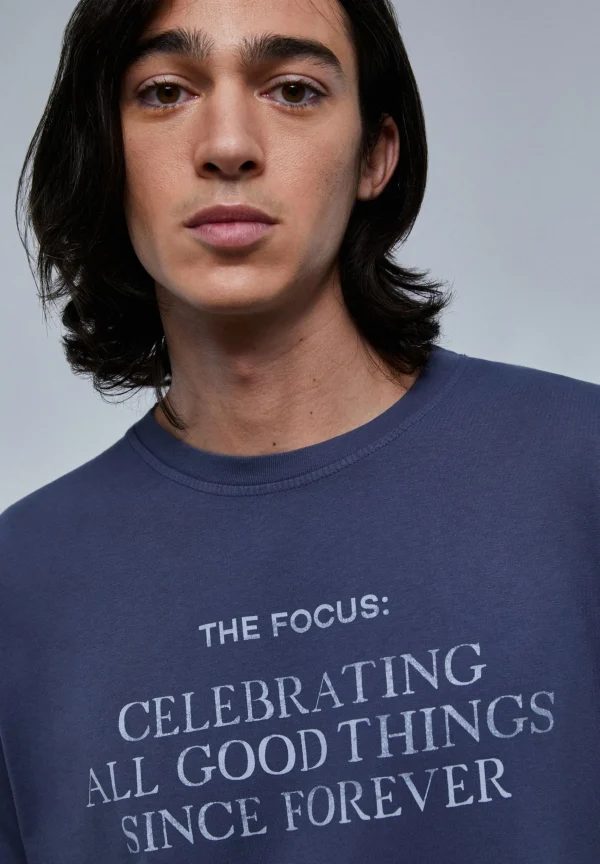 scalperscompany Camiseta Print Frontal Texto-Hombre Camisetas