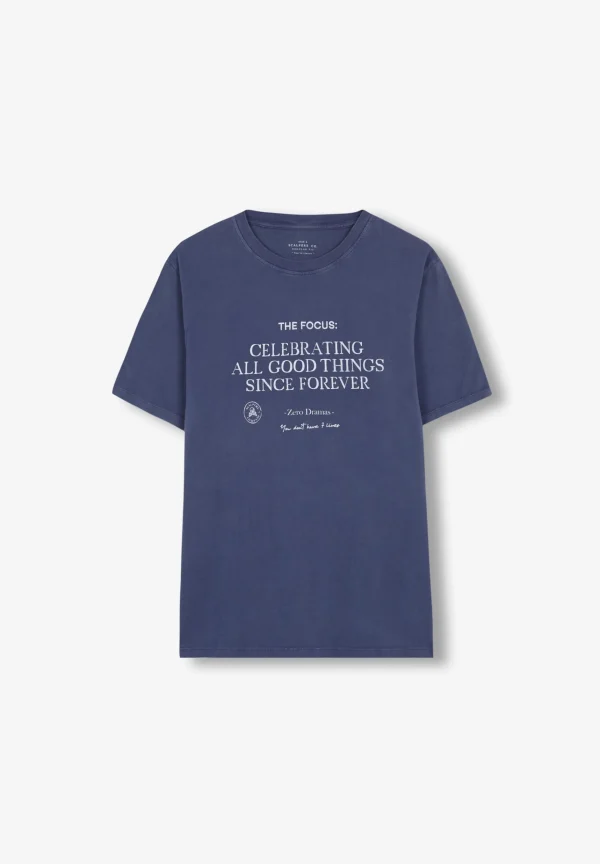 scalperscompany Camiseta Print Frontal Texto-Hombre Camisetas
