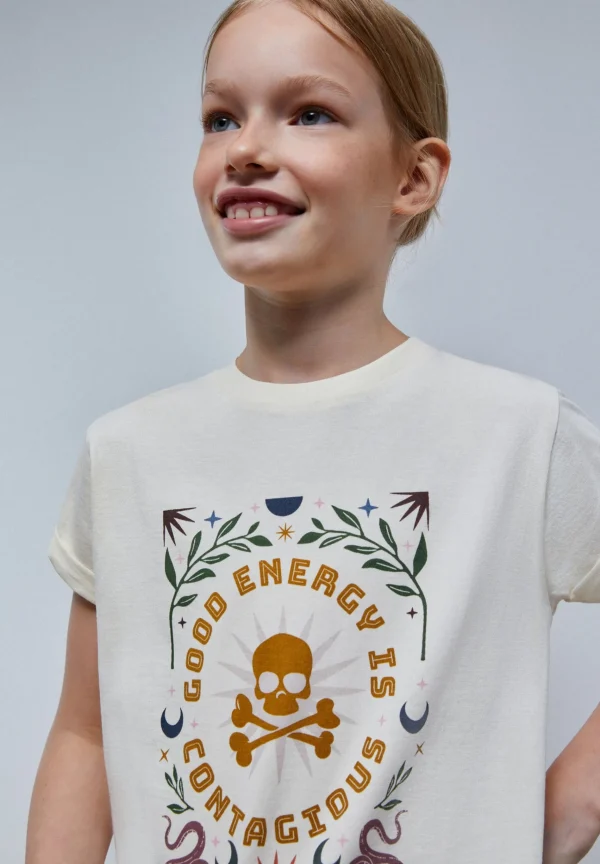 scalperscompany Camiseta Print Lavada-Niños Camisetas