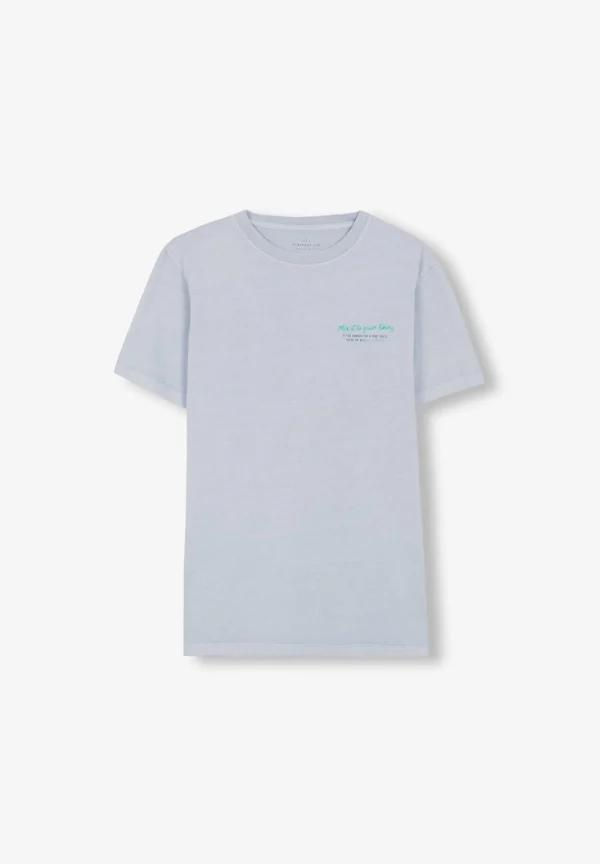 scalperscompany Camiseta Print Trasero-Hombre Big And Tall