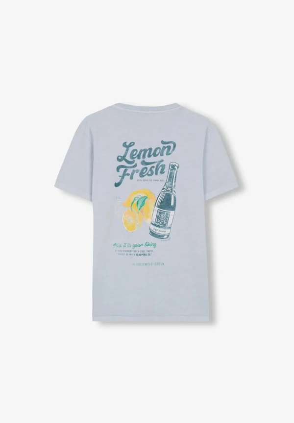 scalperscompany Camiseta Print Trasero-Hombre Camisetas