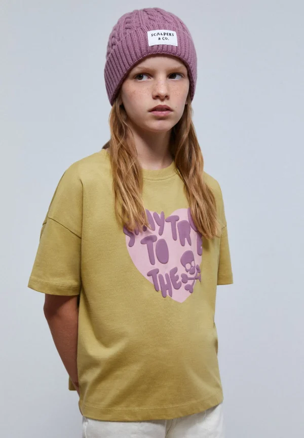 scalperscompany Camiseta Puff Print Frontal-Niños Camisetas