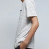 scalperscompany Camiseta Rayas Bolsillo-Hombre Camisetas