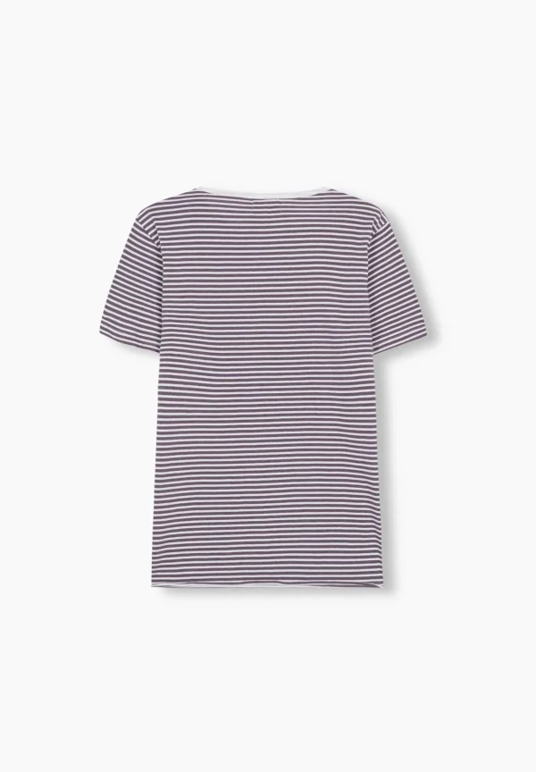 scalperscompany Camiseta Rayas Bolsillo-Hombre Camisetas