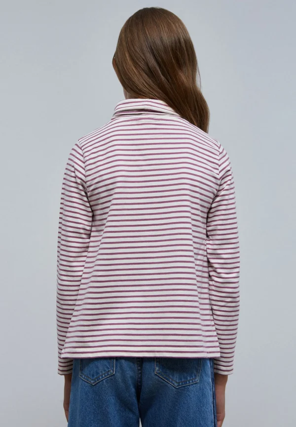 scalperscompany Camiseta Rayas Cuello Alto-Niños Camisetas