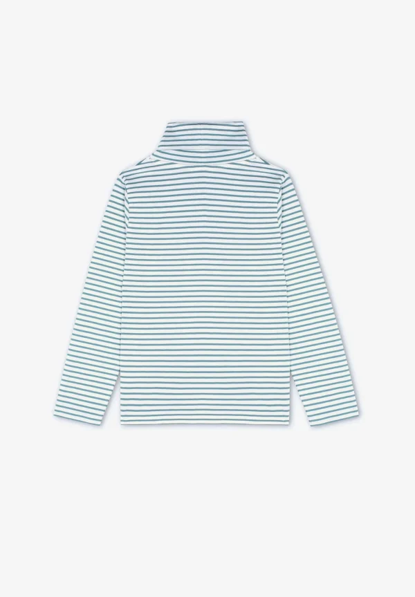 scalperscompany Camiseta Rayas Cuello Alto-Niños Camisetas
