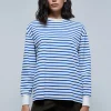 scalperscompany Camiseta Rayas Manga Larga-Mujer Camisetas Y Tops