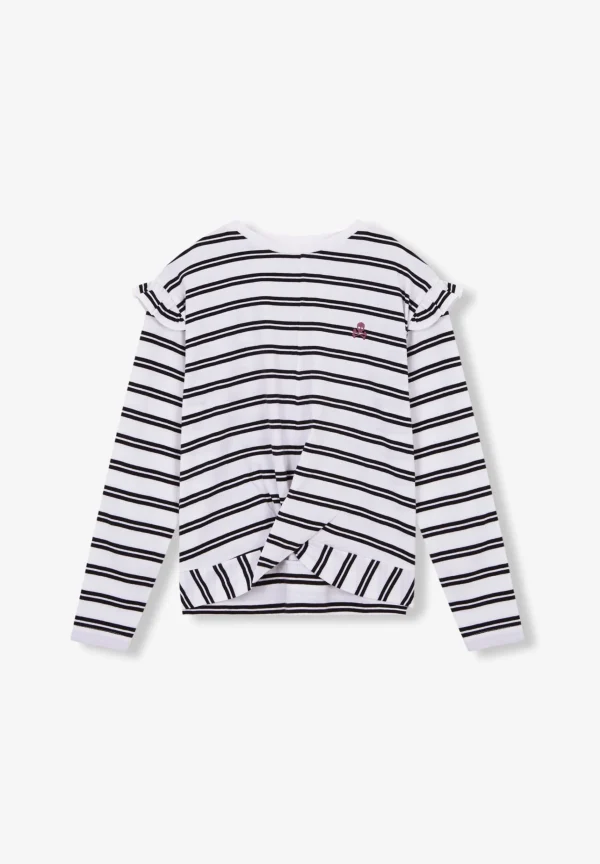 scalperscompany Camiseta Rayas Manga Larga-Niños Camisetas