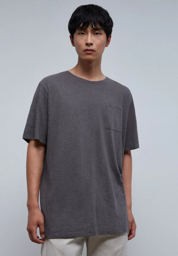 scalperscompany Camiseta Rustica Bolsillo-Hombre Camisetas