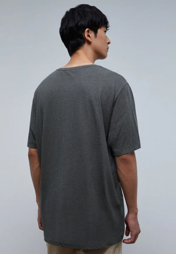scalperscompany Camiseta Rustica Bolsillo-Hombre Camisetas