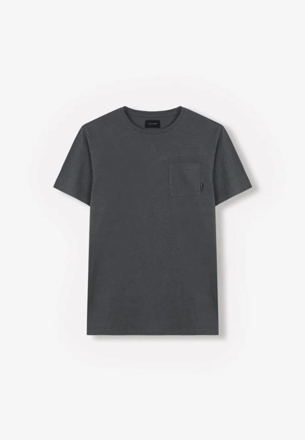 scalperscompany Camiseta Rustica Bolsillo-Hombre Camisetas