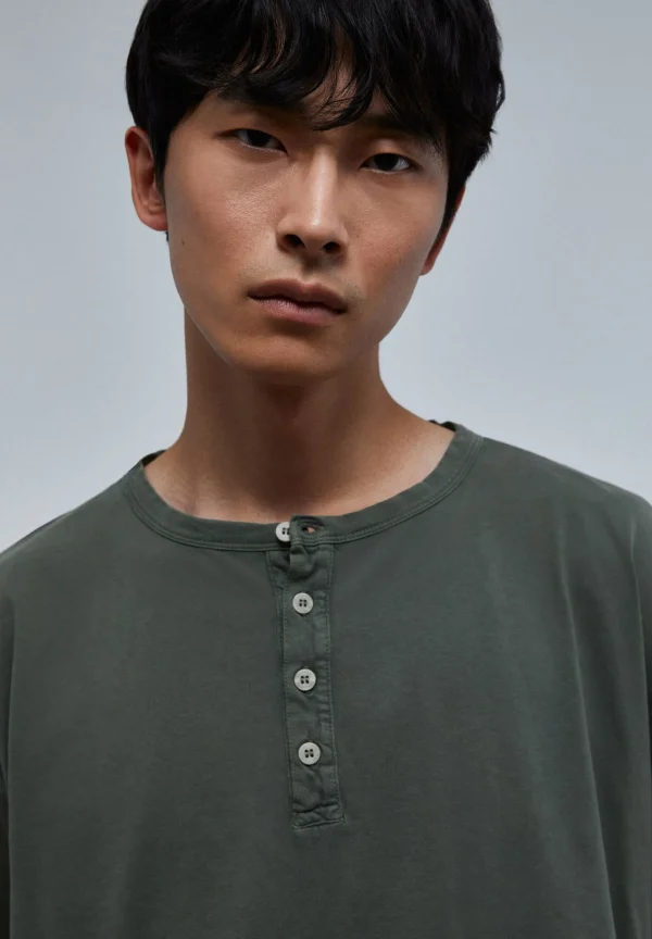 scalperscompany Camiseta Soft Botones Cuello-Hombre Camisetas