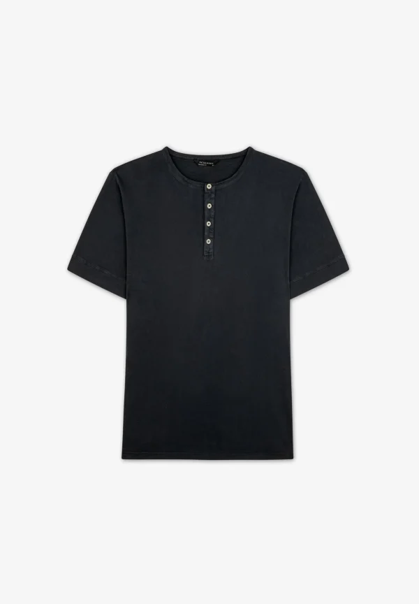 scalperscompany Camiseta Soft Botones Cuello-Hombre Camisetas