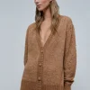 scalperscompany Cardigan Detalle Mangas-Mujer Punto