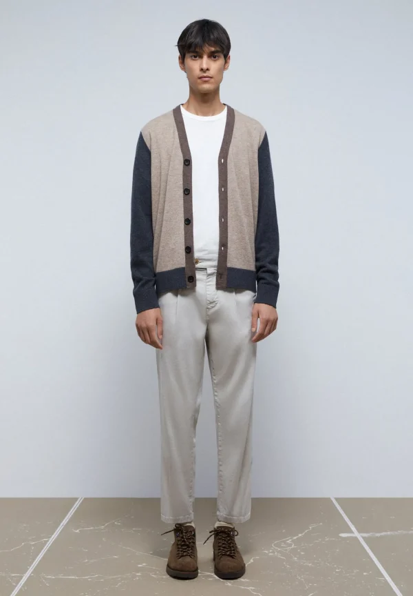 scalperscompany Cardigan Premium Tricolor-Hombre Jerséis Y Cárdigans