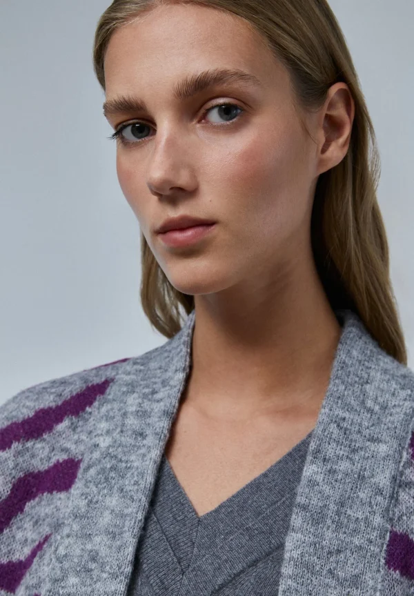scalperscompany Cardigan Punto Animal-Mujer Punto