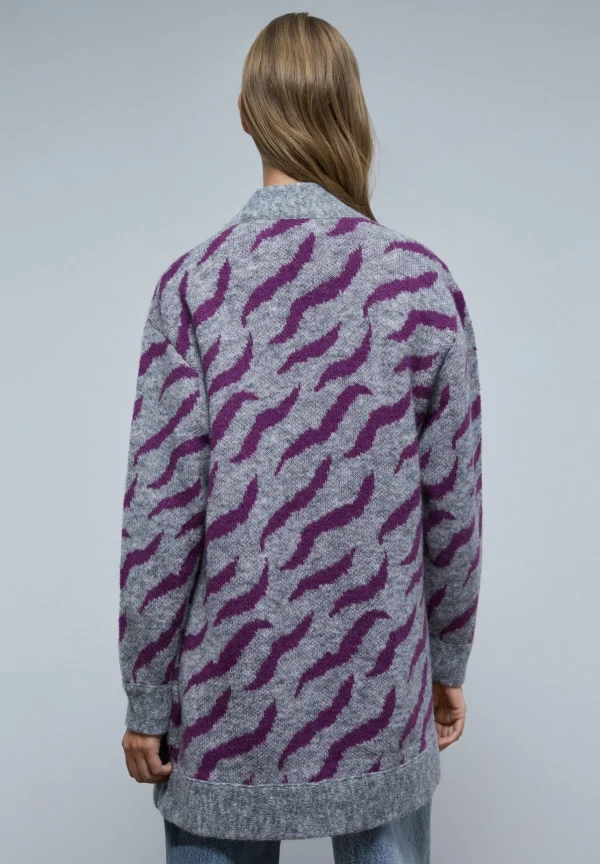scalperscompany Cardigan Punto Animal-Mujer Punto