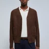 scalperscompany Cardigan Punto Botones-Hombre Jerséis Y Cárdigans