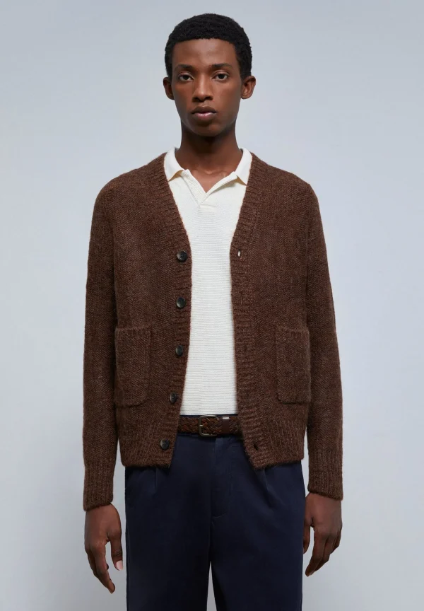 scalperscompany Cardigan Punto Botones-Hombre Jerséis Y Cárdigans