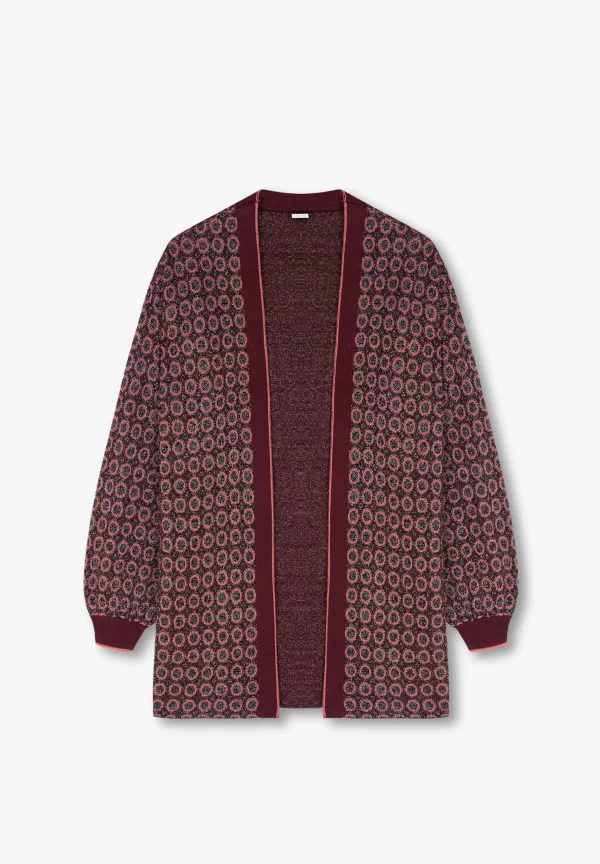 scalperscompany Cardigan Punto Lurex-Mujer Total Look