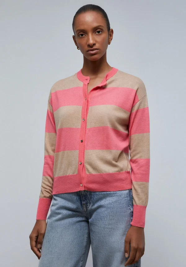 scalperscompany Cardigan Rayas Detalle Botones-Mujer Punto