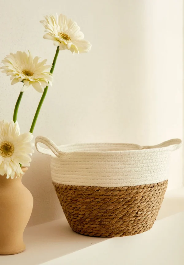 scalperscompany Cesta Yute Bicolor-Home Almacenaje Y Utensilios