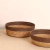 scalperscompany Cesta Yute Contraste Small-Home Almacenaje Y Utensilios
