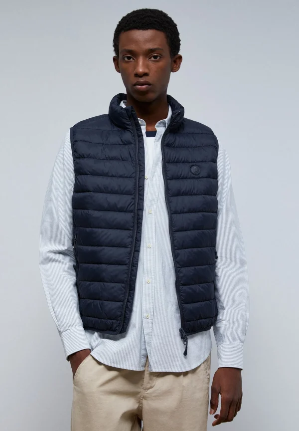scalperscompany Chaleco Acolchado Calavera-Hombre Abrigos Y Chaquetas