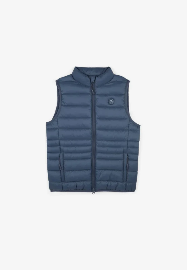 scalperscompany Chaleco Acolchado Calavera-Niños Abrigos Y Chaquetas