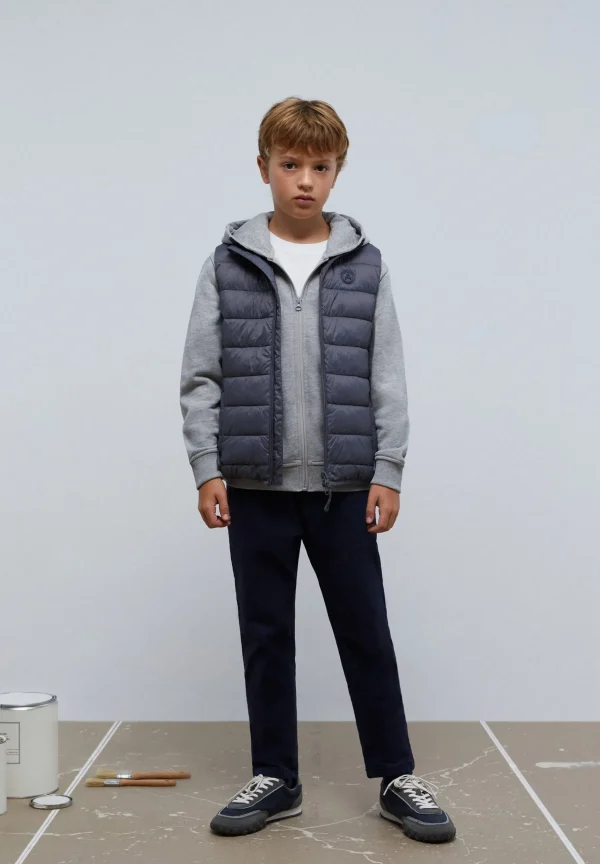 scalperscompany Chaleco Acolchado Calavera-Niños Abrigos Y Chaquetas
