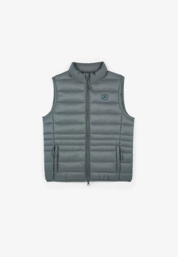 scalperscompany Chaleco Acolchado Calavera-Niños Abrigos Y Chaquetas