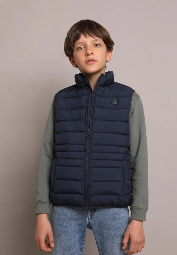 scalperscompany Chaleco Acolchado Calavera-Niños Abrigos Y Chaquetas
