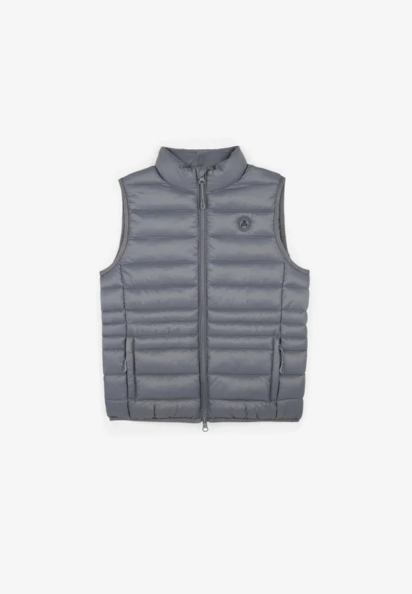 scalperscompany Chaleco Acolchado Calavera-Niños Abrigos Y Chaquetas