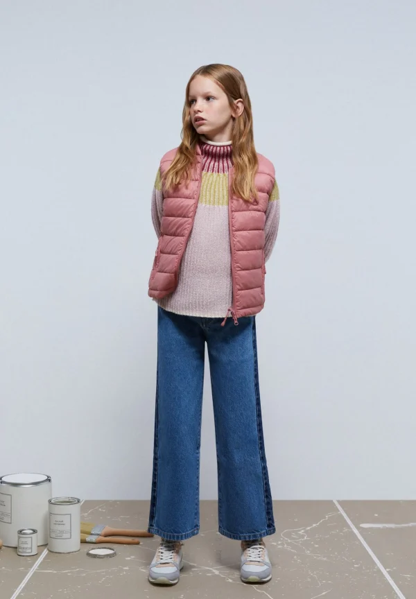 scalperscompany Chaleco Acolchado Calavera-Niños Abrigos Y Chaquetas