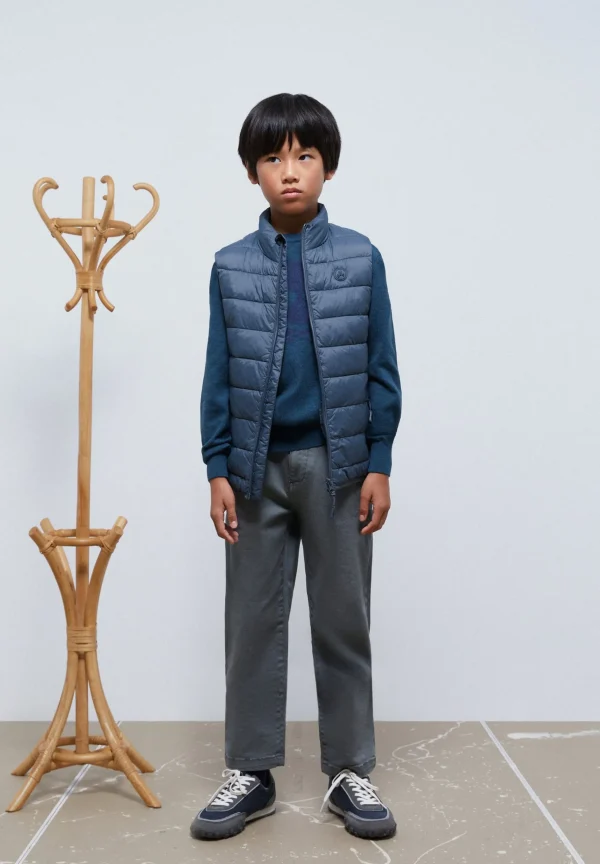 scalperscompany Chaleco Acolchado Calavera-Niños Abrigos Y Chaquetas
