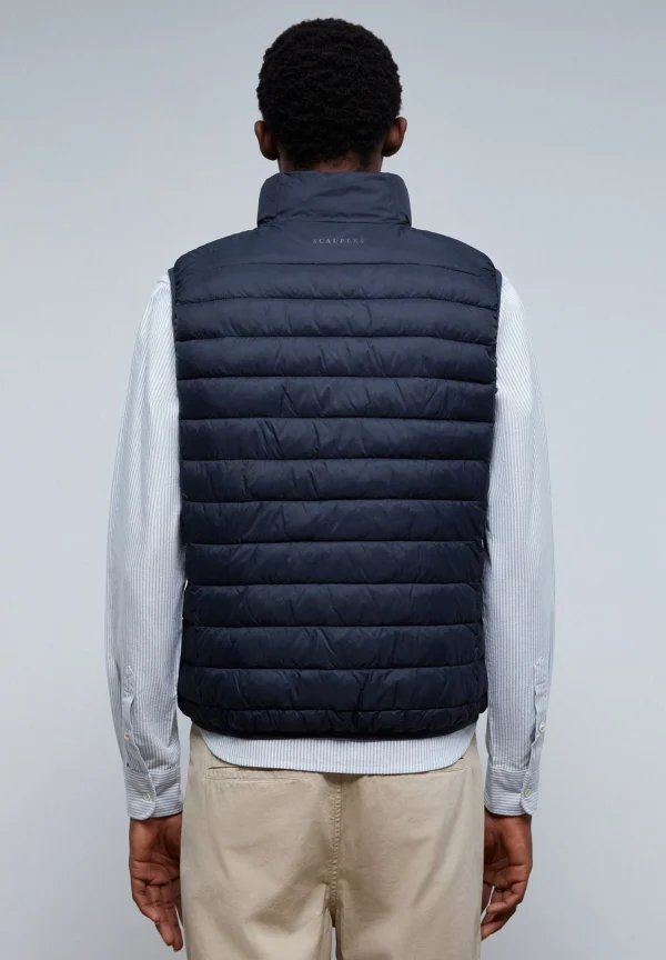 scalperscompany Chaleco Acolchado Calavera-Hombre Abrigos Y Chaquetas