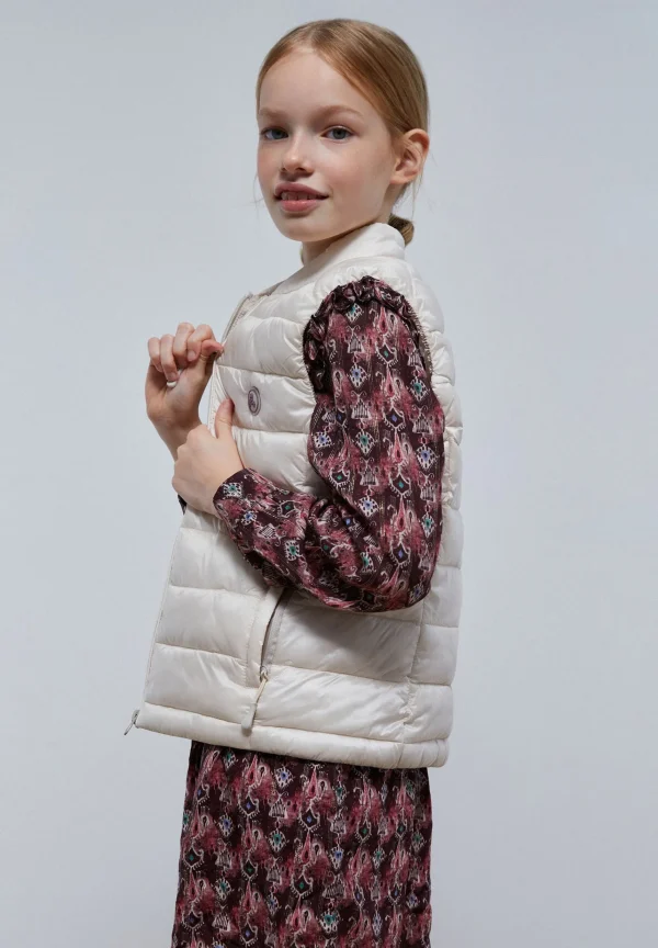 scalperscompany Chaleco Acolchado Calavera-Niños Abrigos Y Chaquetas
