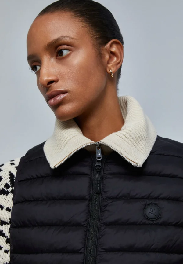 scalperscompany Chaleco Acolchado Calavera-Mujer Abrigos Y Chaquetas