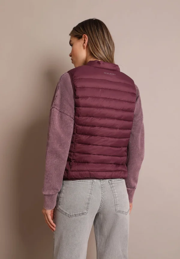 scalperscompany Chaleco Acolchado Calavera-Mujer Abrigos Y Chaquetas